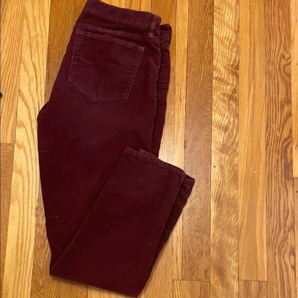 Burgundy Corduroy Pants - Picture 1 of 3